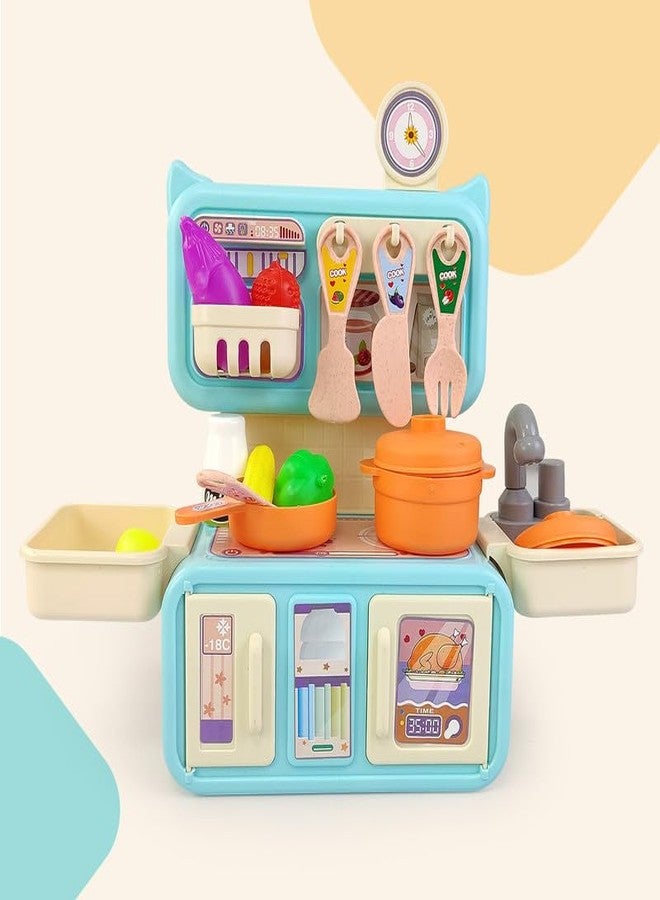 NHR Dream My Home Kitchen Set, Kitchen Set for Kids Girls Big Cooking Set | Kitchen Set | Cooking Pretend Play Set | Kitchen Toys | Girls Toys | Realistic Cooking Action (3+ Years) - Image 2